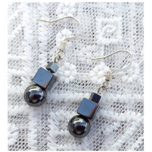 Magnetic Cubist Dangle Earrings